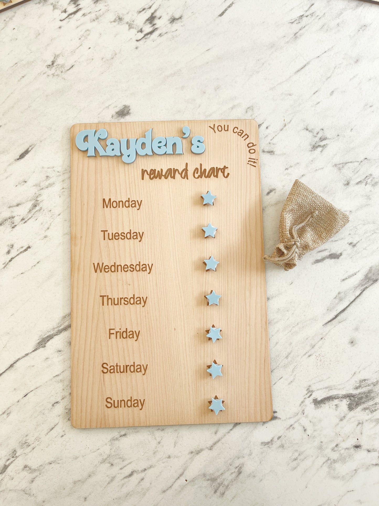 Personalised Reward Chart