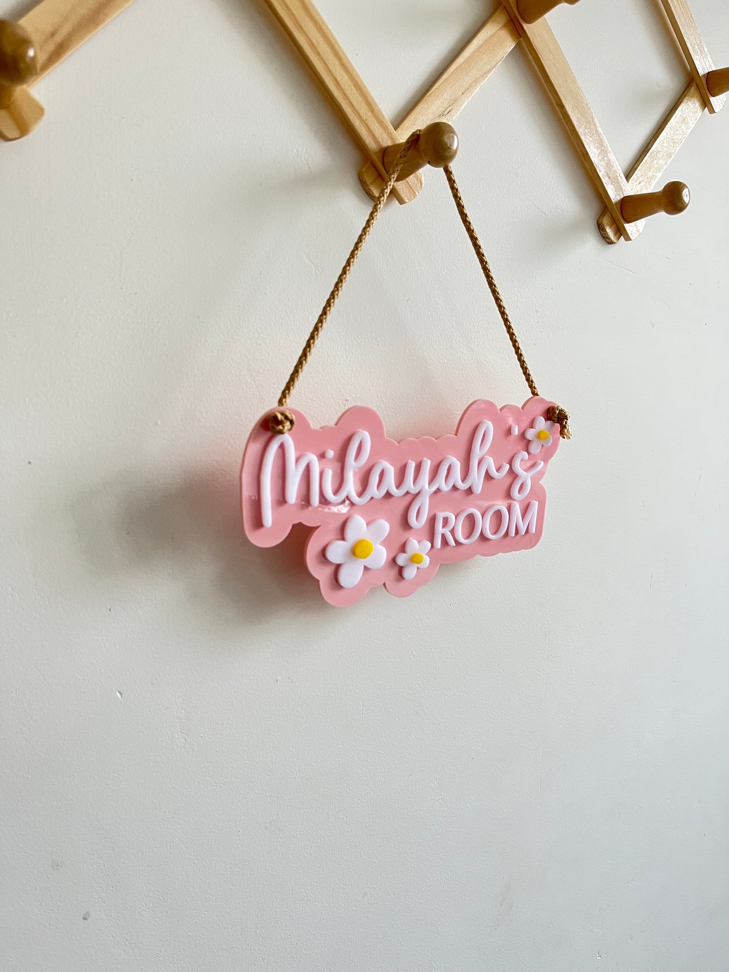 Personalised room sign