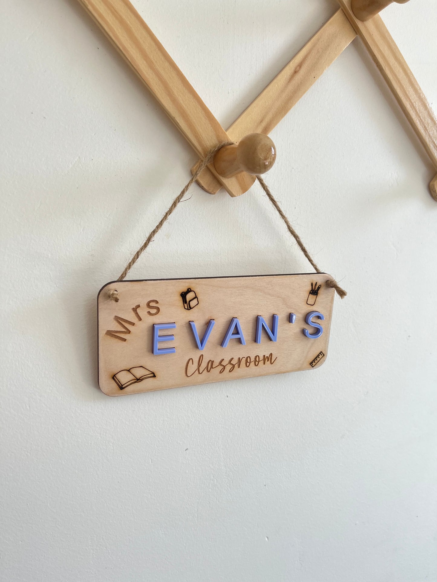 Classroom sign