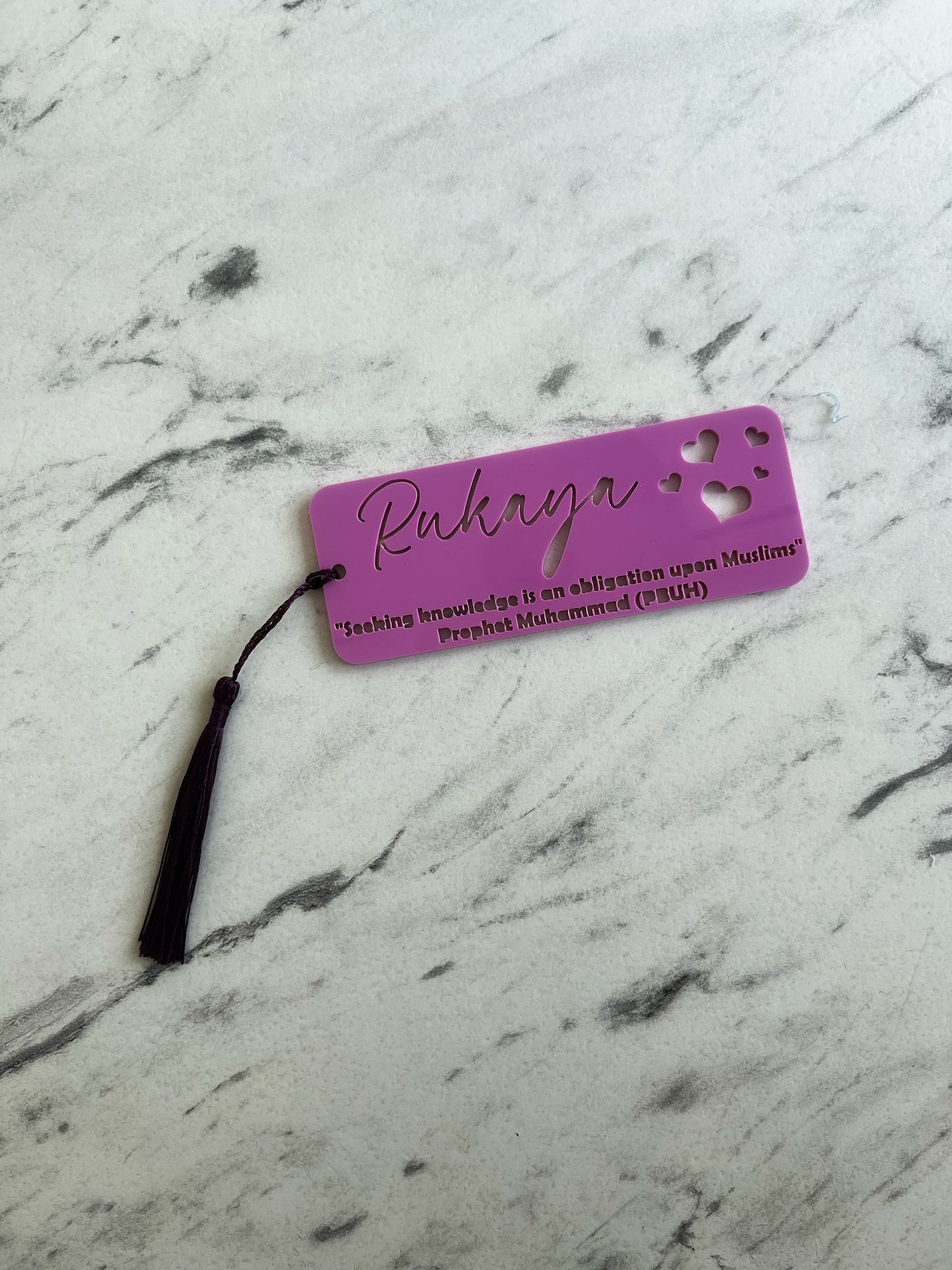 Peronalised Islamic bookmark