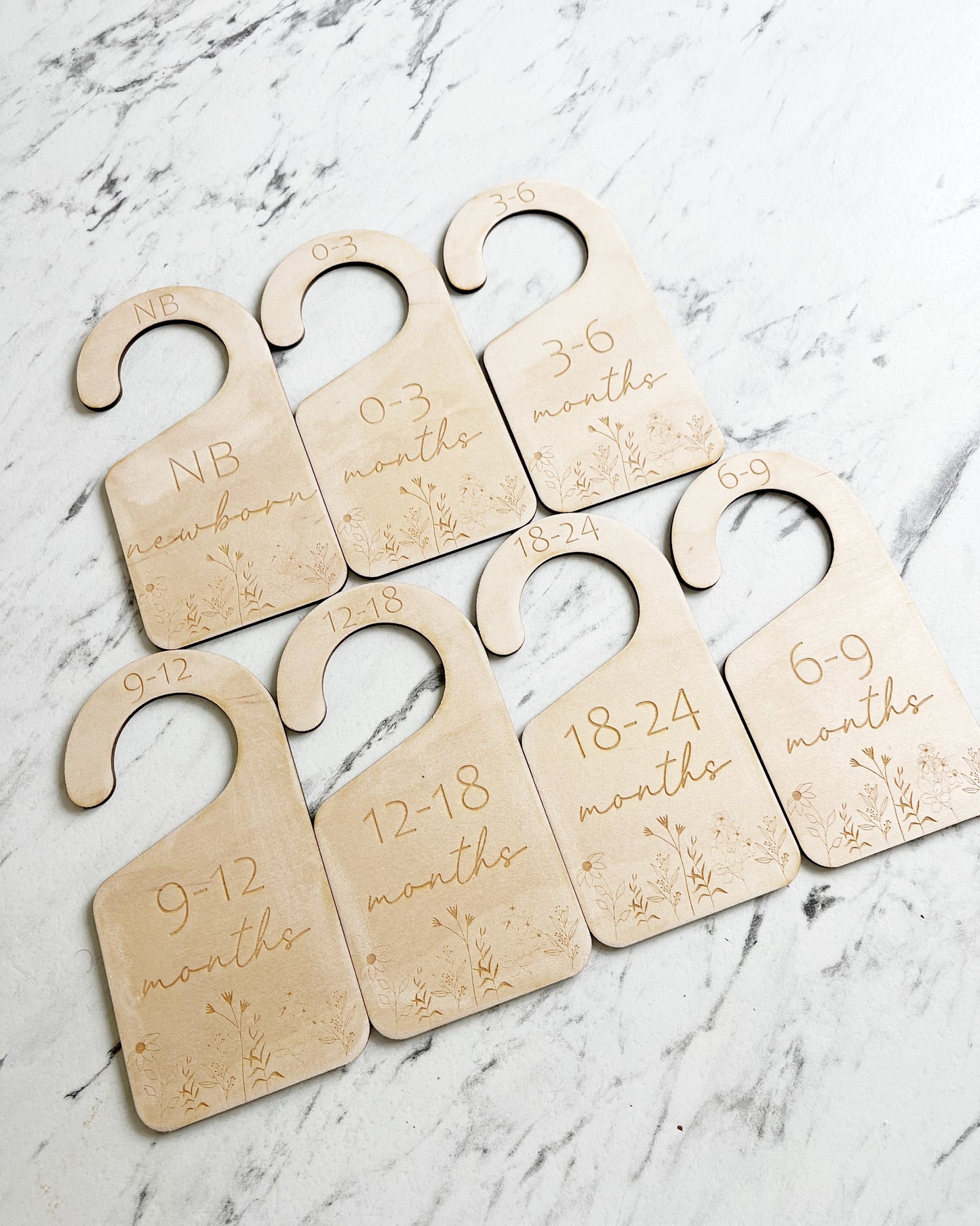 Floral hanging divider set