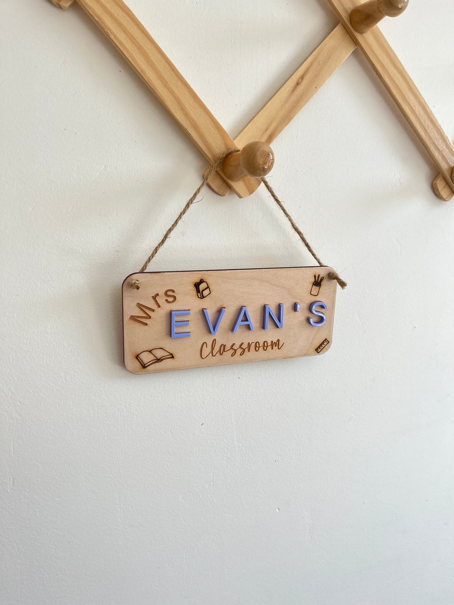Classroom sign