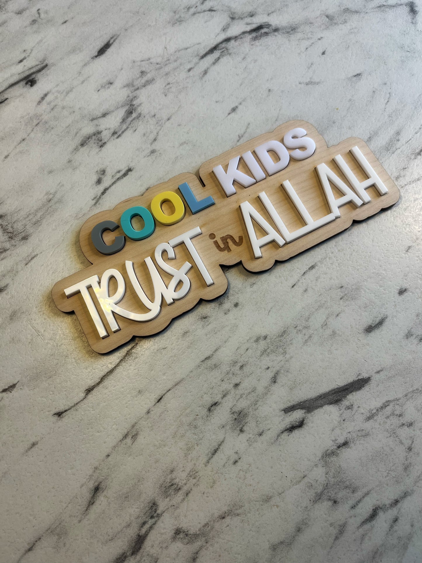 Cool kids trust in Allah pastels