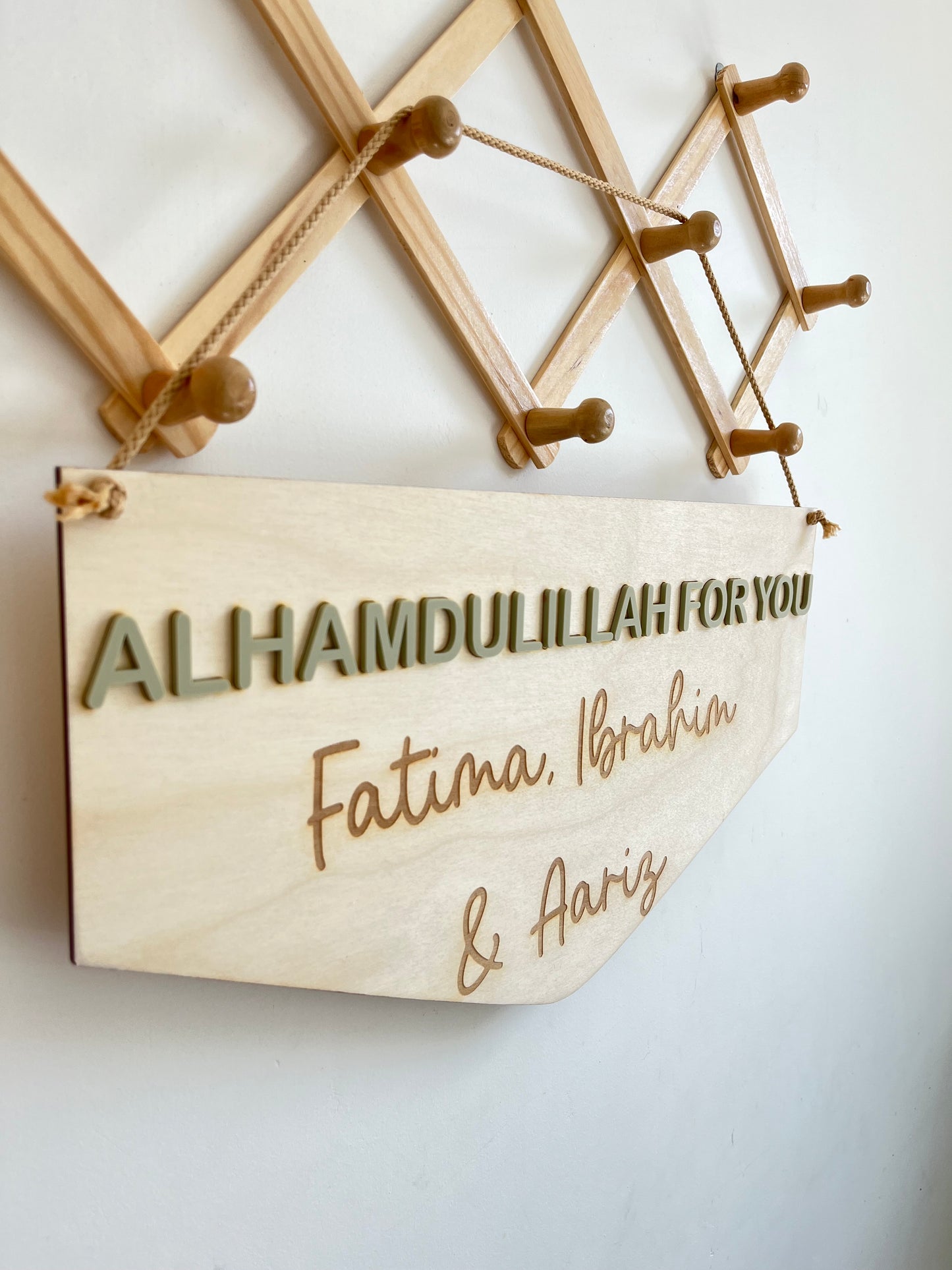 Alhamdulillah for you large hanging pennant