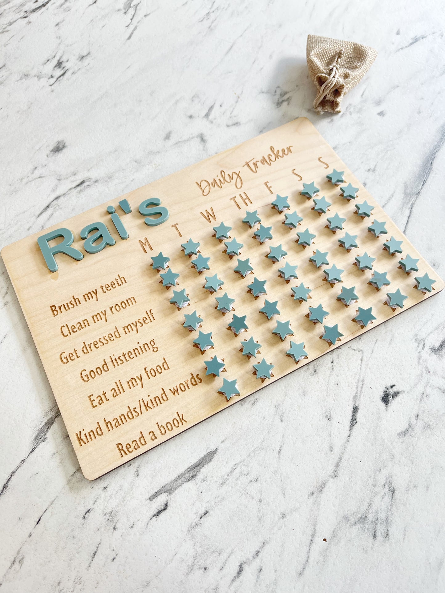 Personalised Weekly Tracker