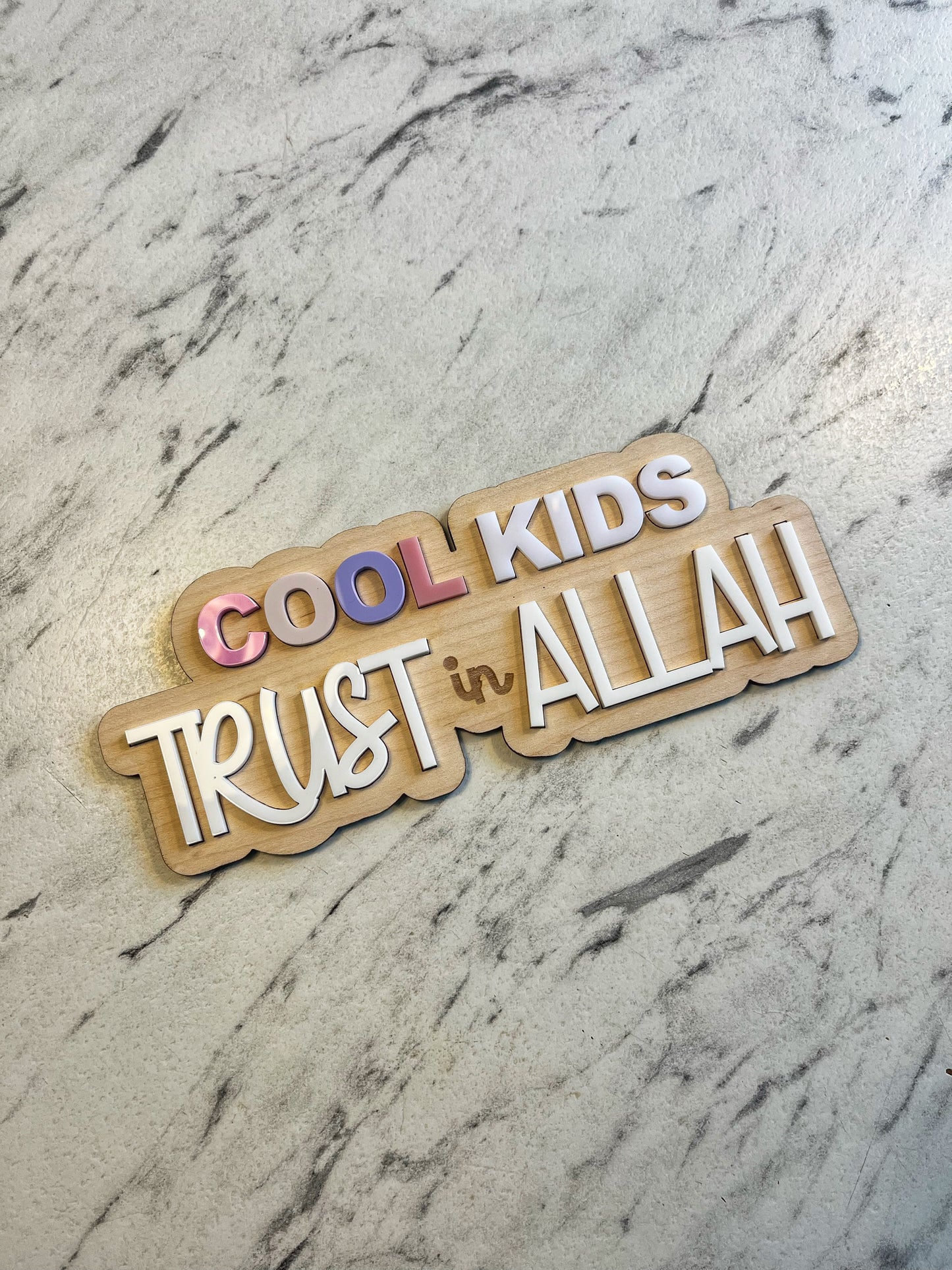 Cool kids trust in Allah girls