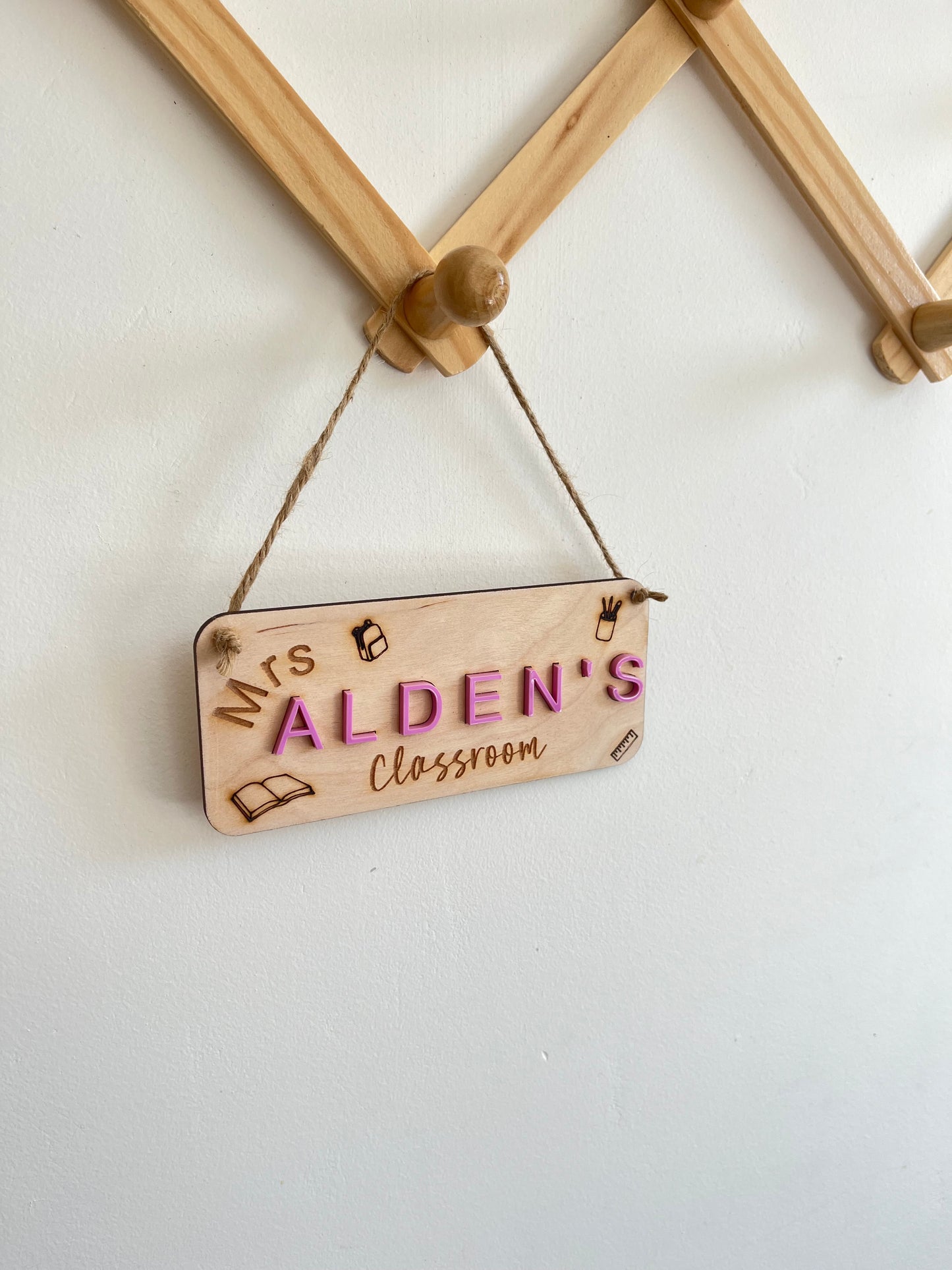 Classroom sign