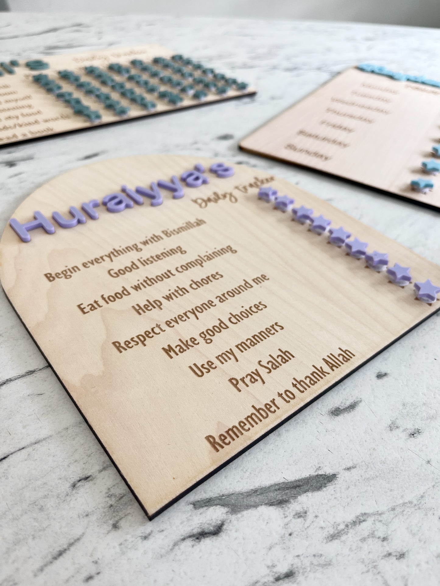 Personalised Daily Tracker arch