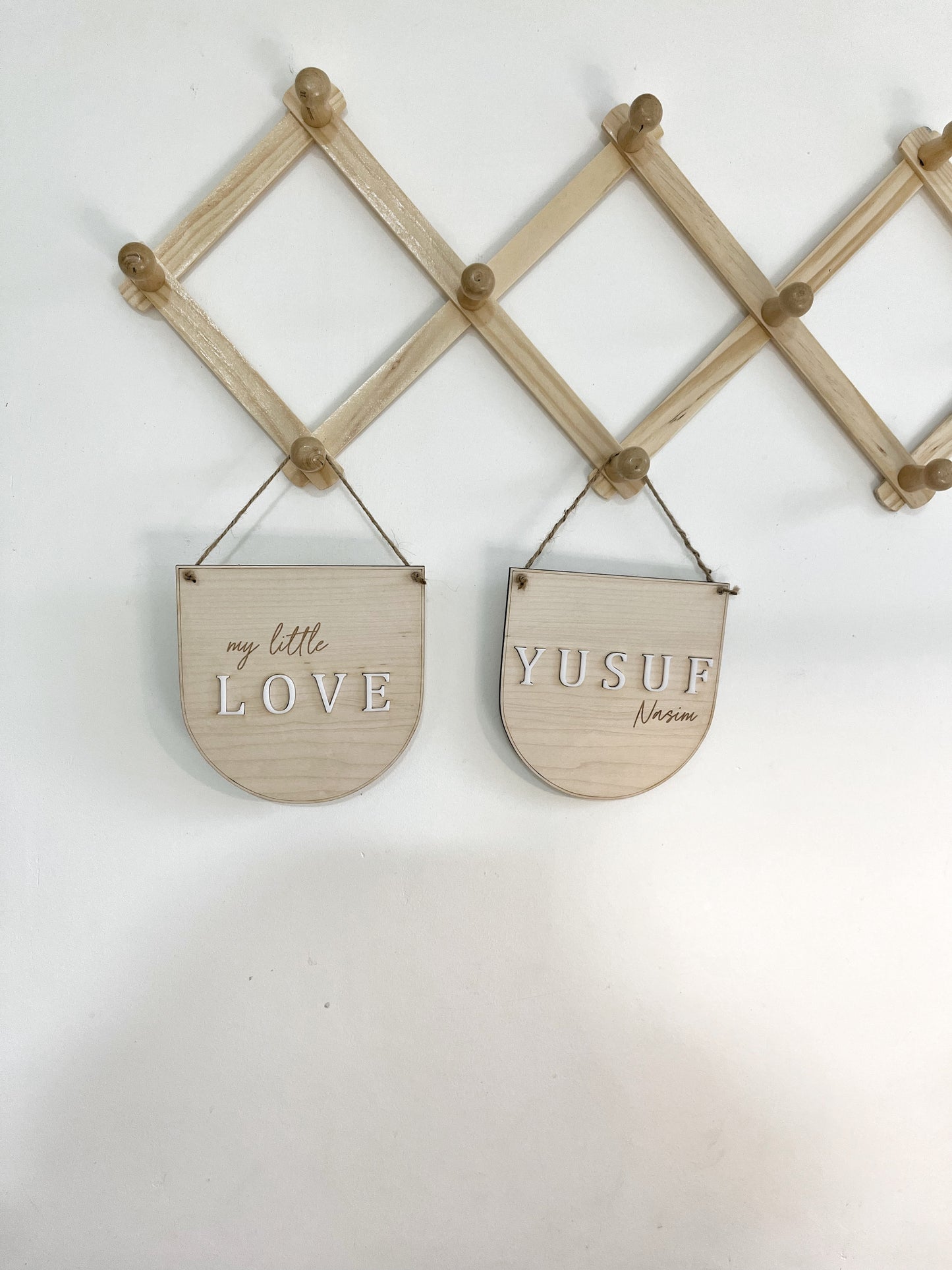 My little love hanging plaque