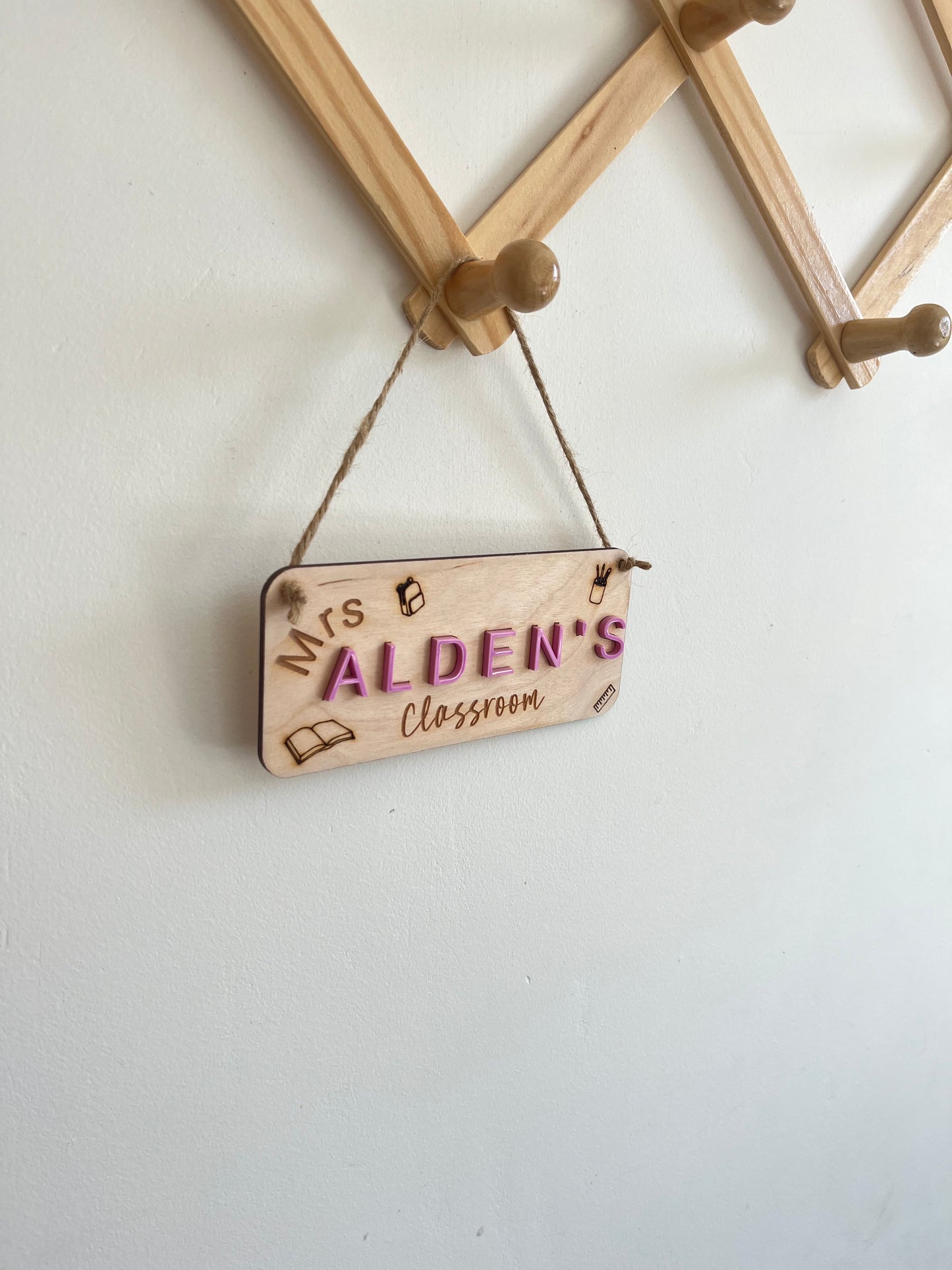 Classroom sign