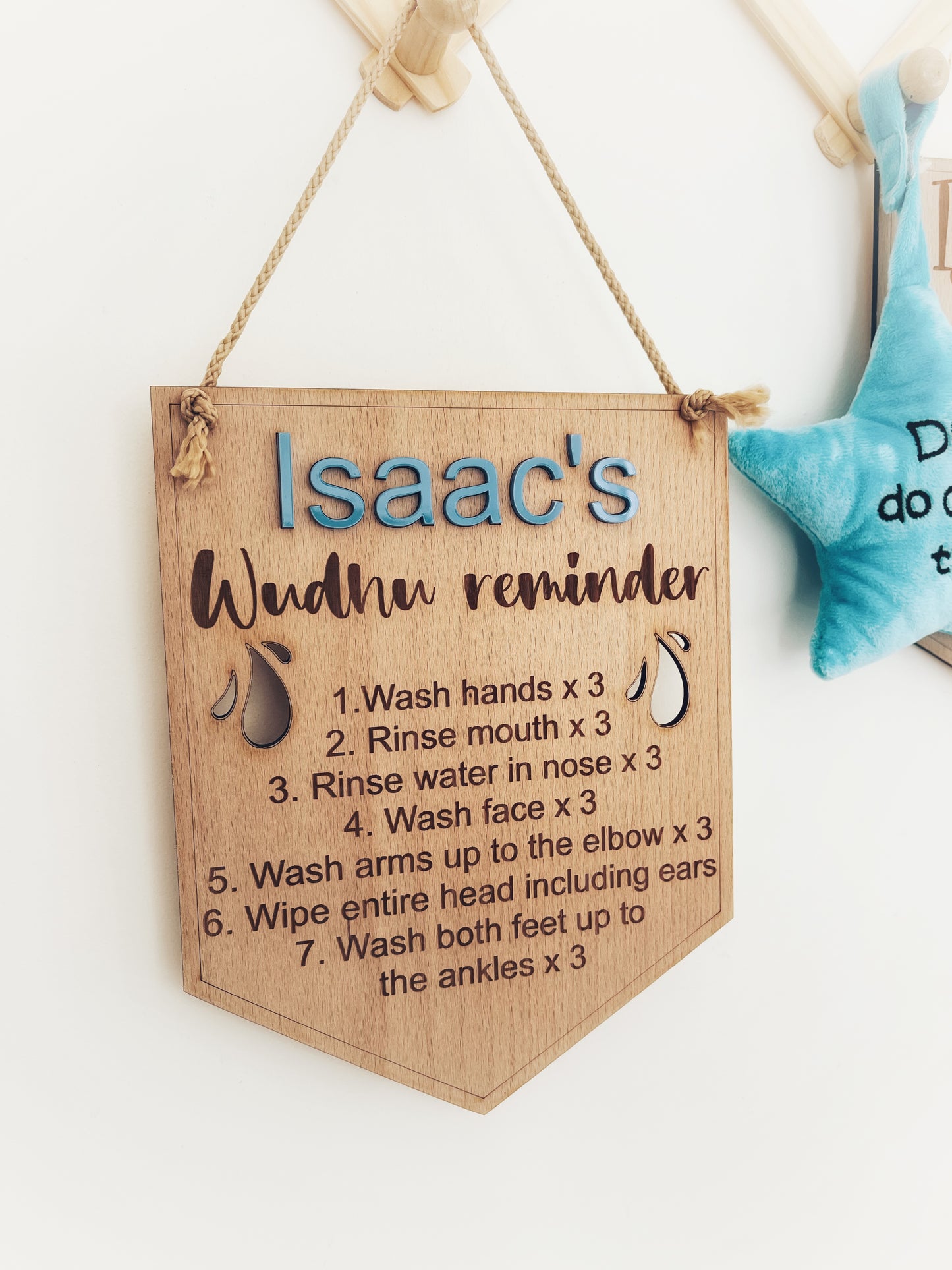 Personalised Whudu reminder