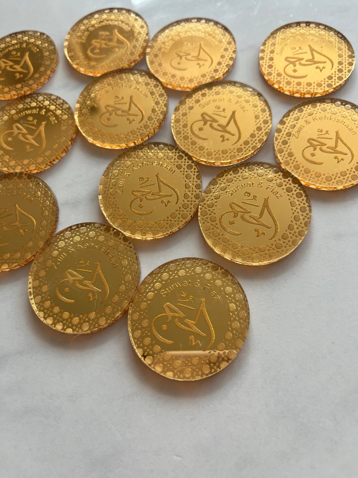 Engraved Hajj discs