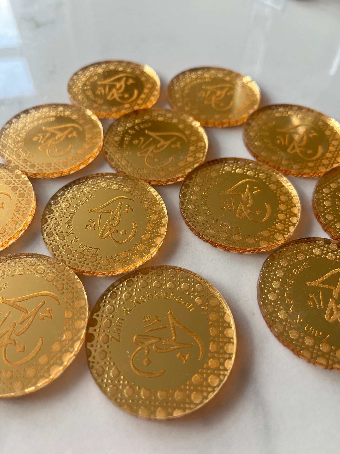 Engraved Hajj discs