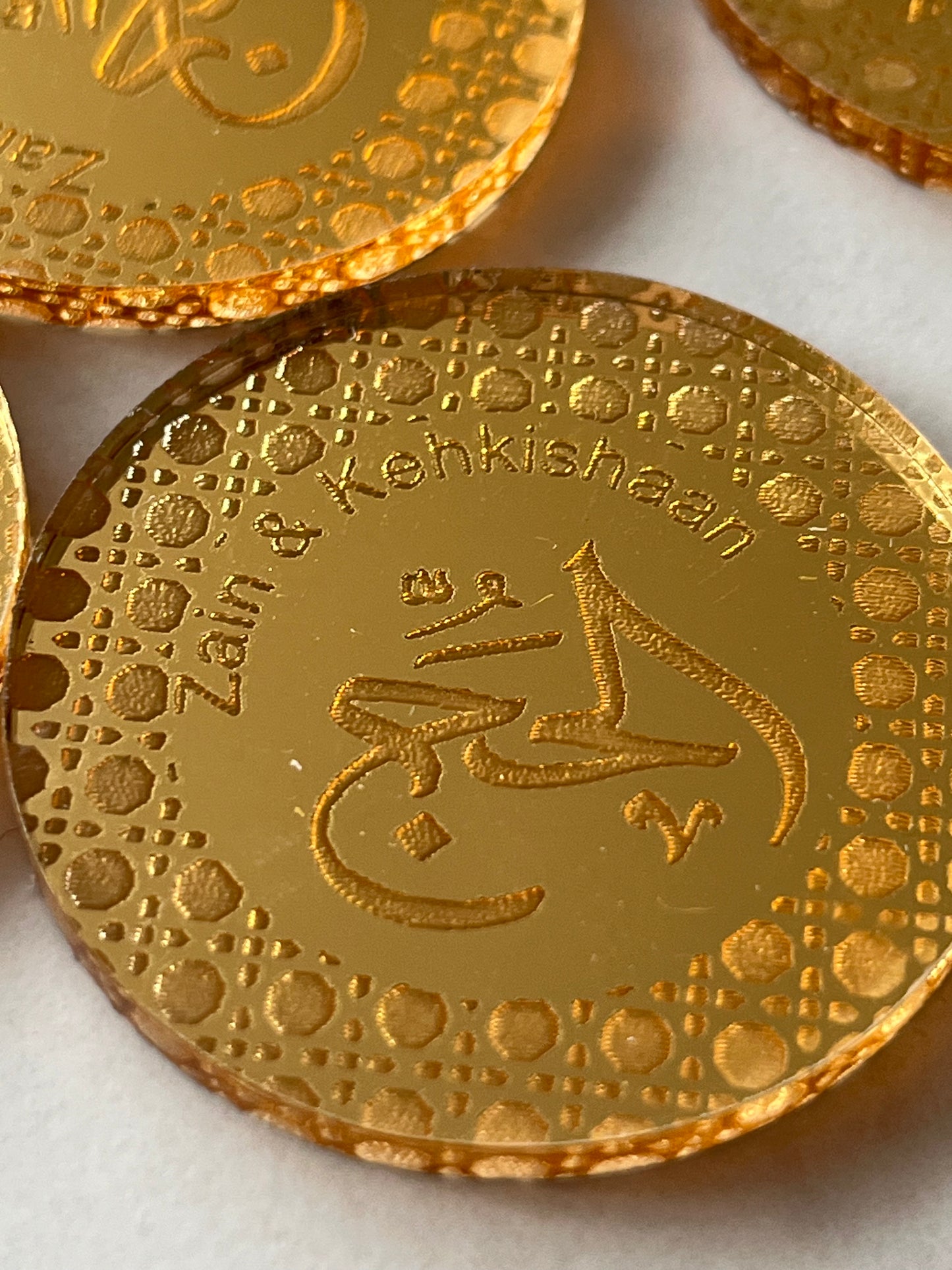 Engraved Hajj discs