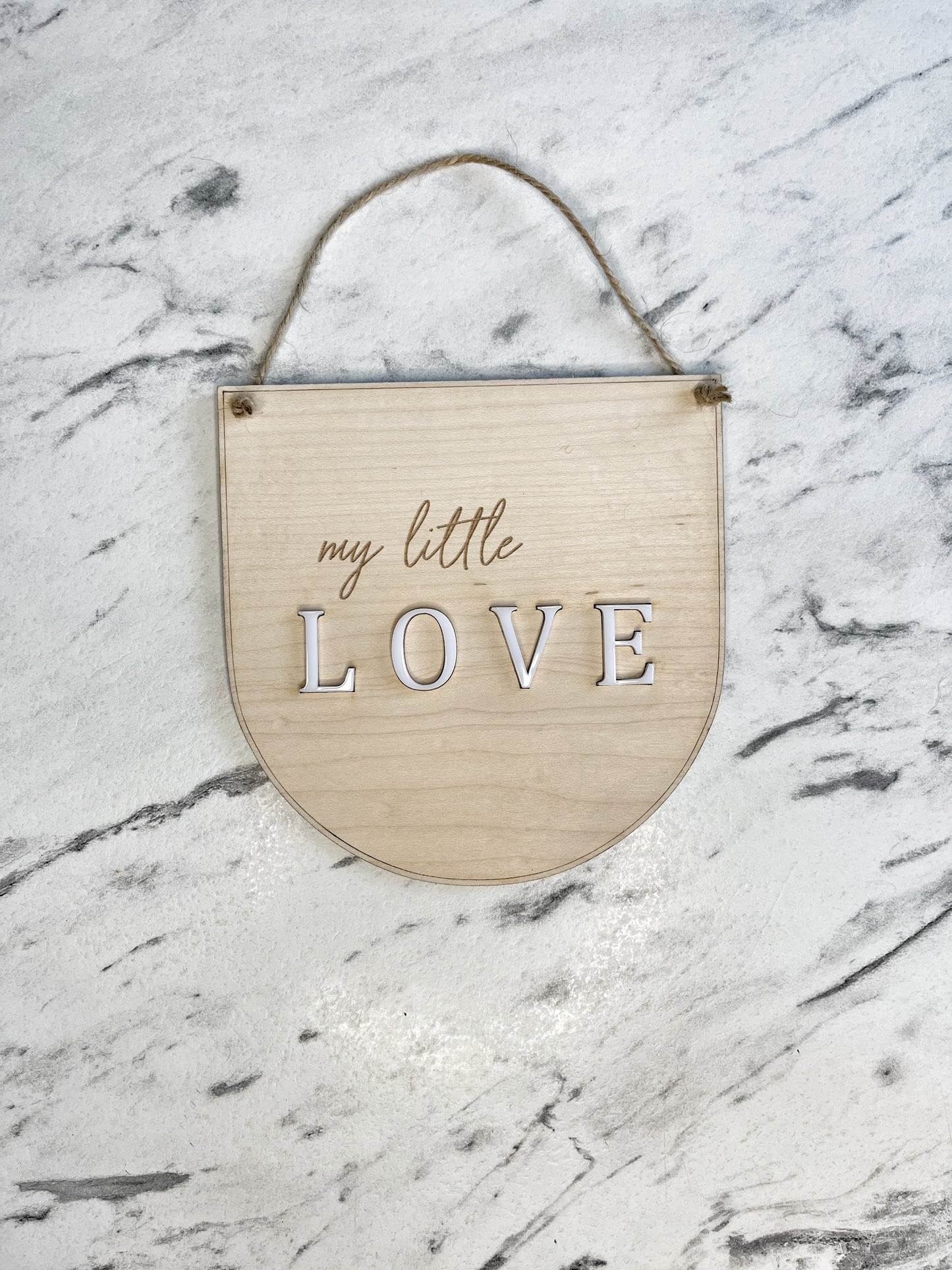 My little love hanging plaque