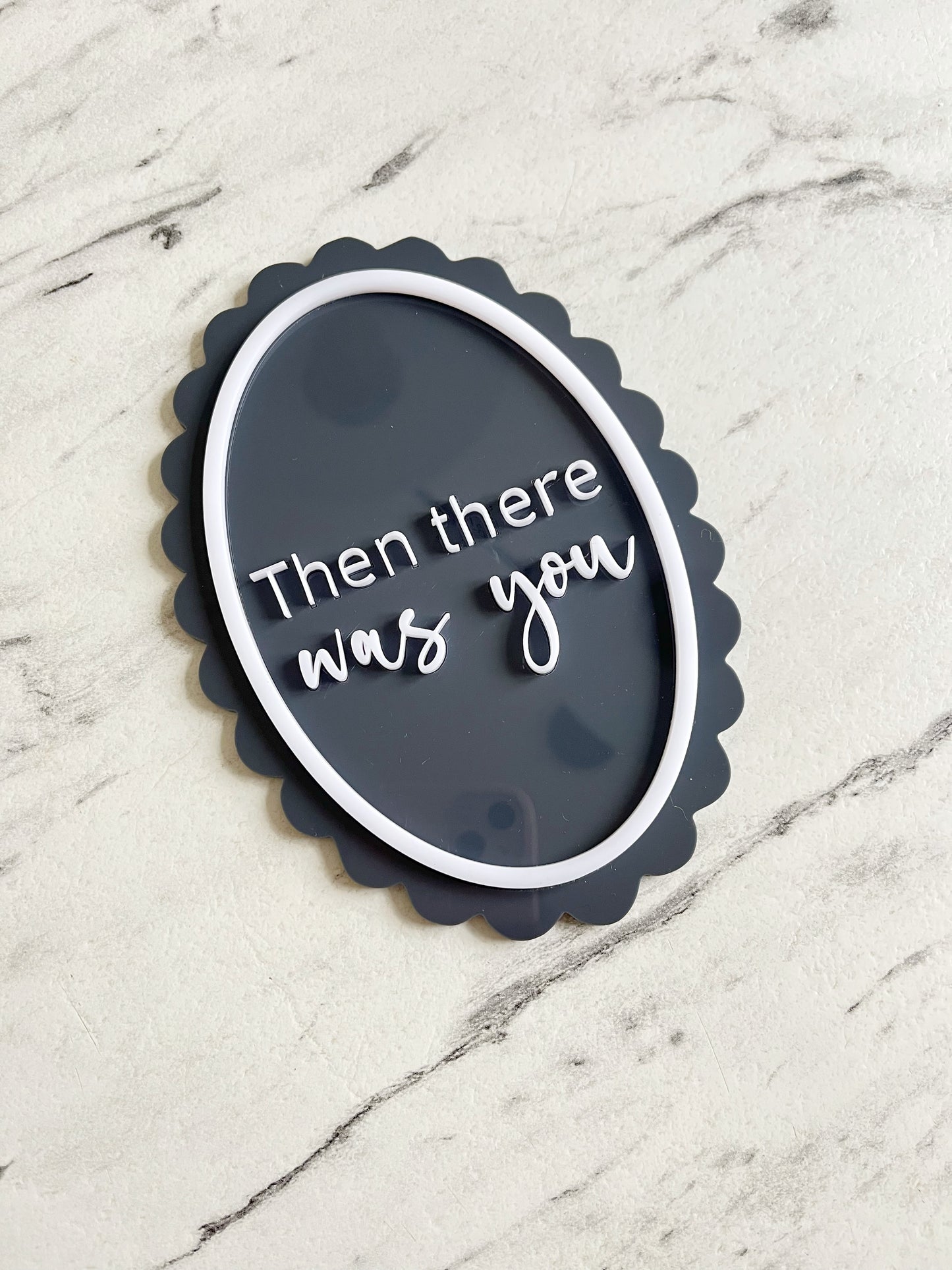 Baby announcement plaque