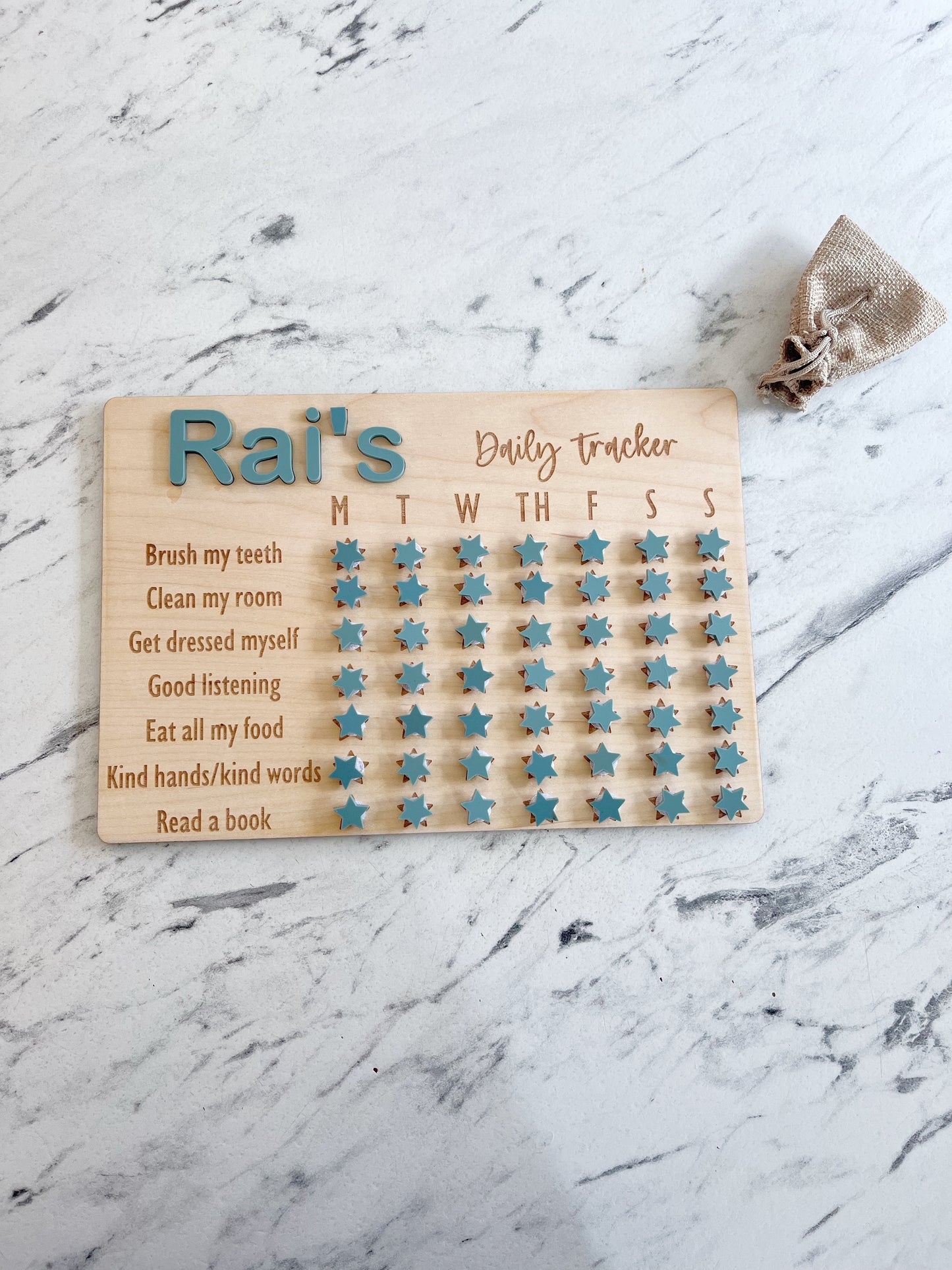 Personalised Weekly Tracker