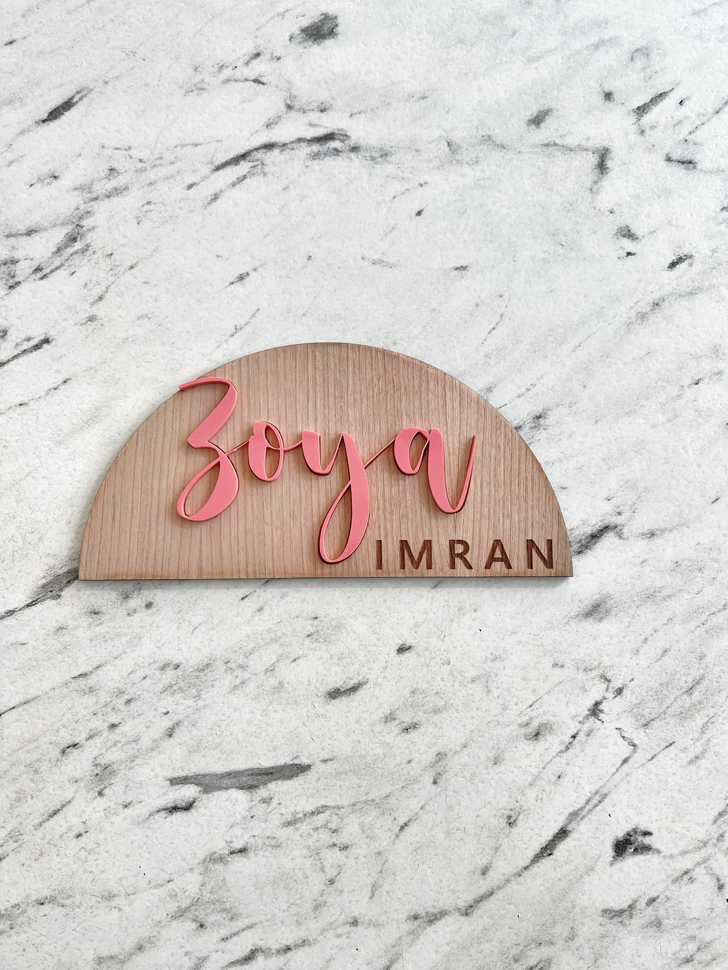 Personalised mini arch