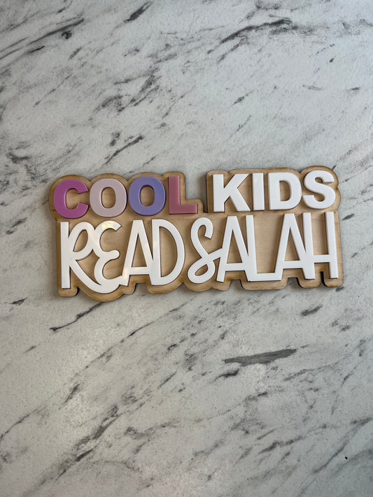 Cool kids read Salah girls