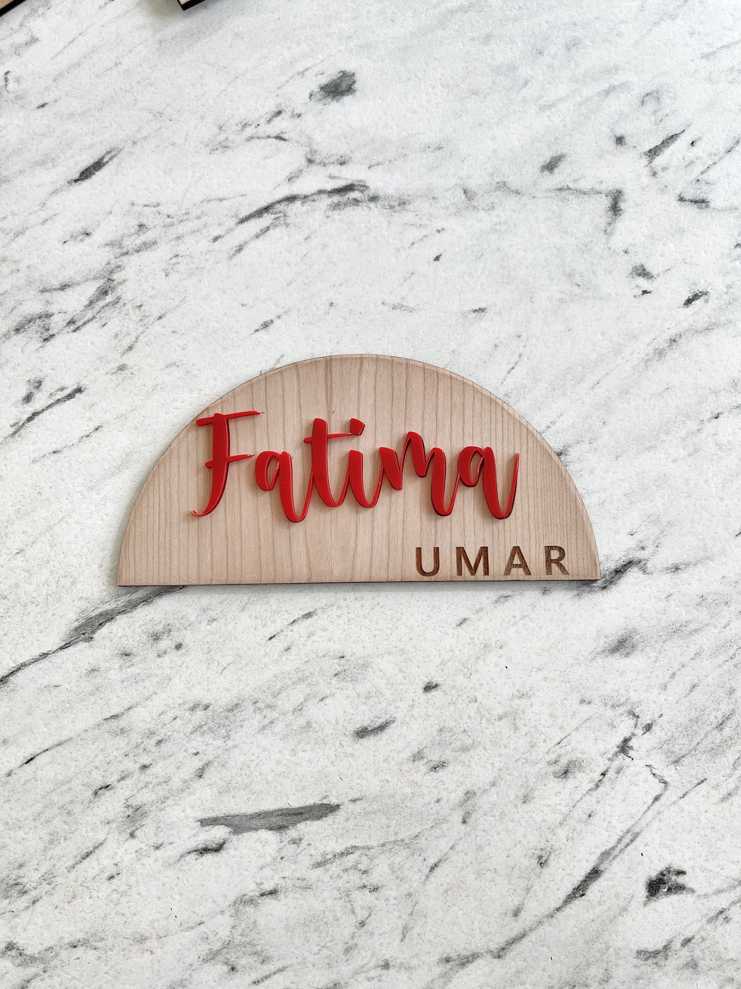 Personalised mini arch