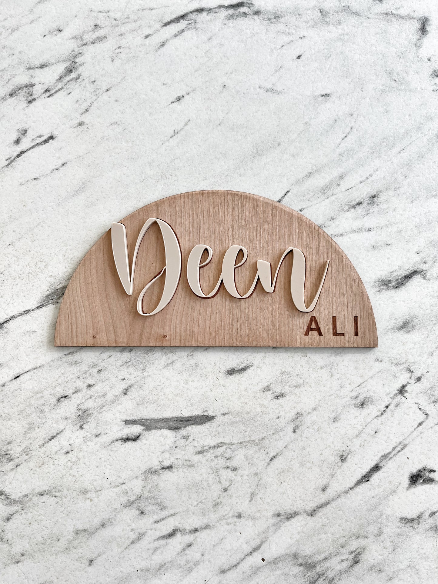 Personalised mini arch