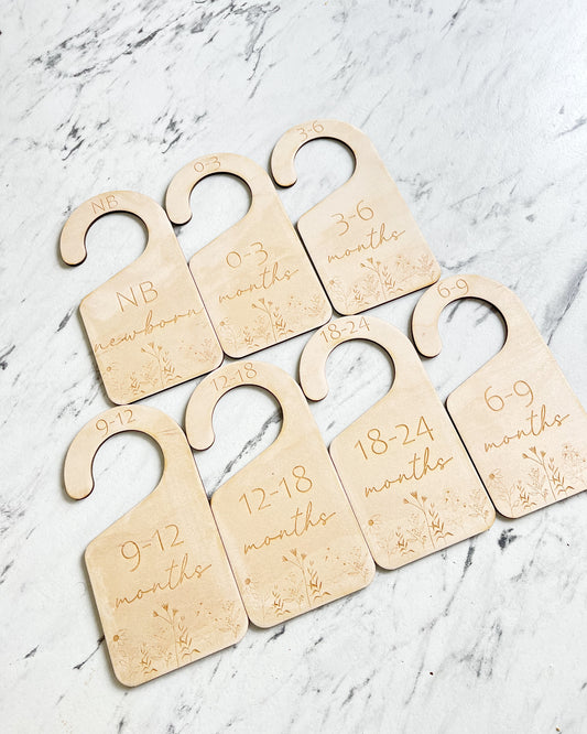 Floral hanging divider set