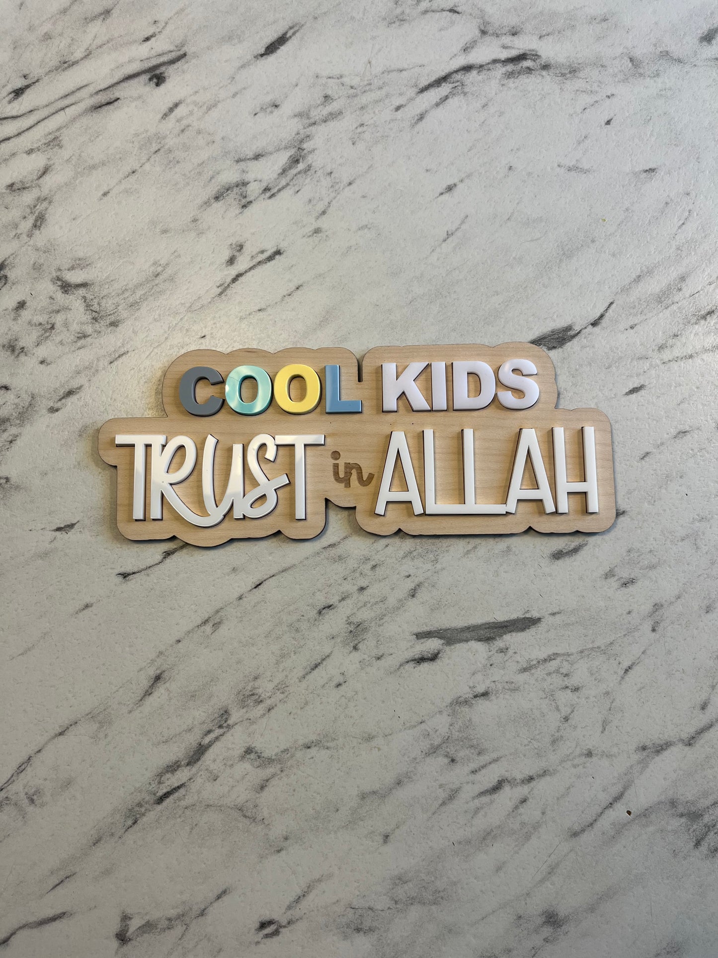 Cool kids trust in Allah pastels