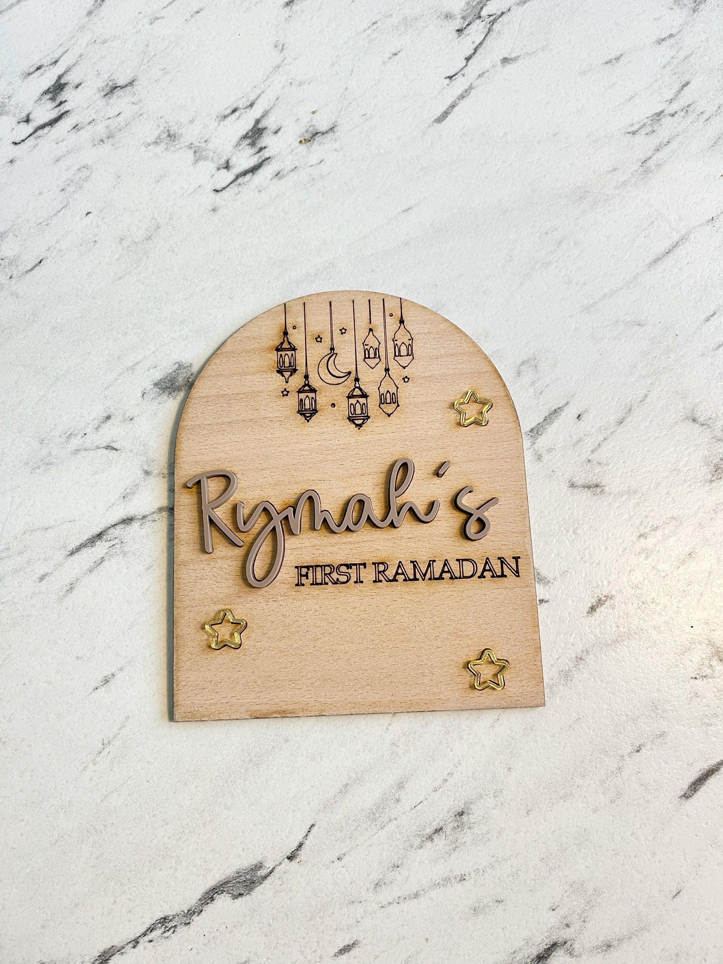My first Ramadhan plaque