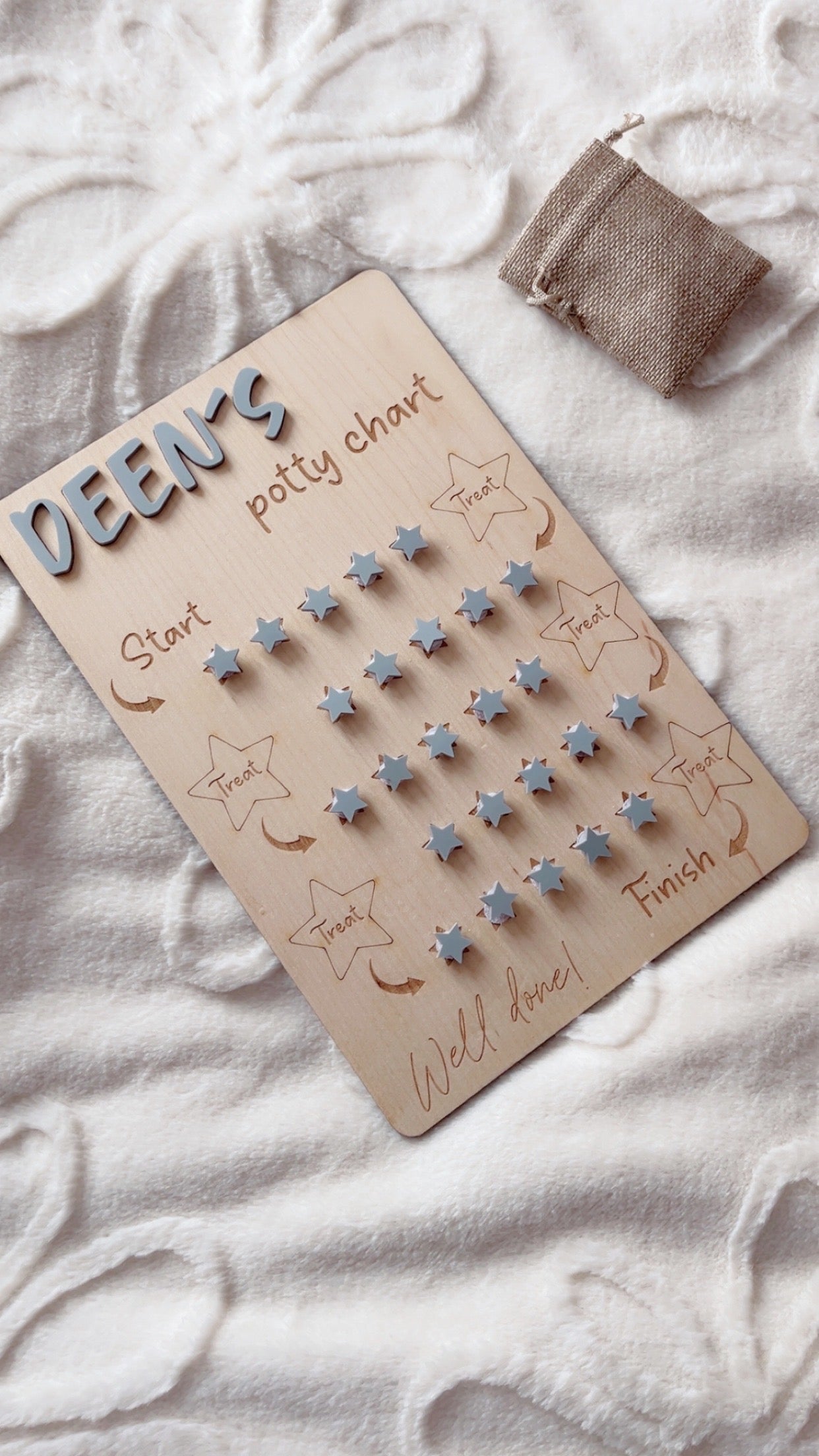 Personalised potty chart