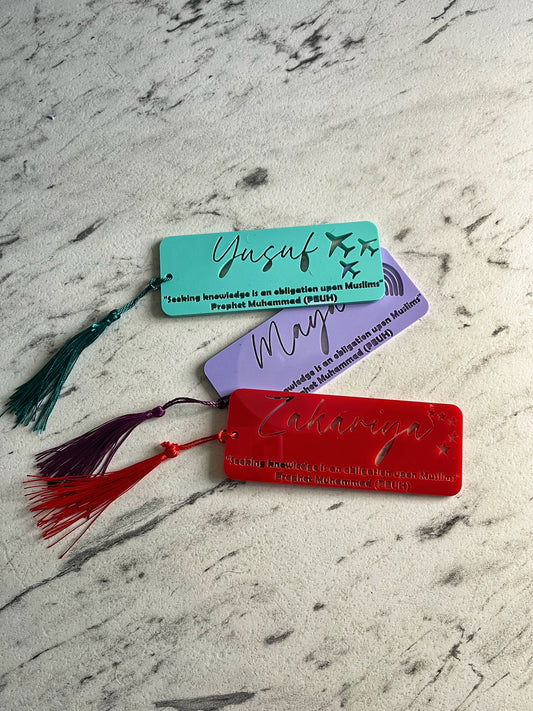 Peronalised Islamic bookmark