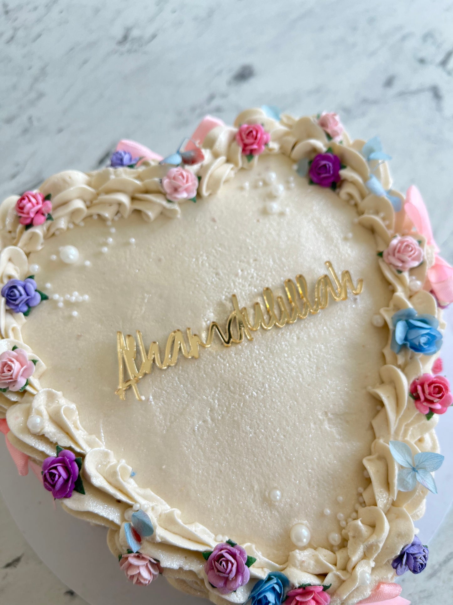 Alhamdulillah cake charm