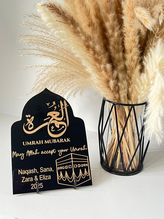 Umrah plaque