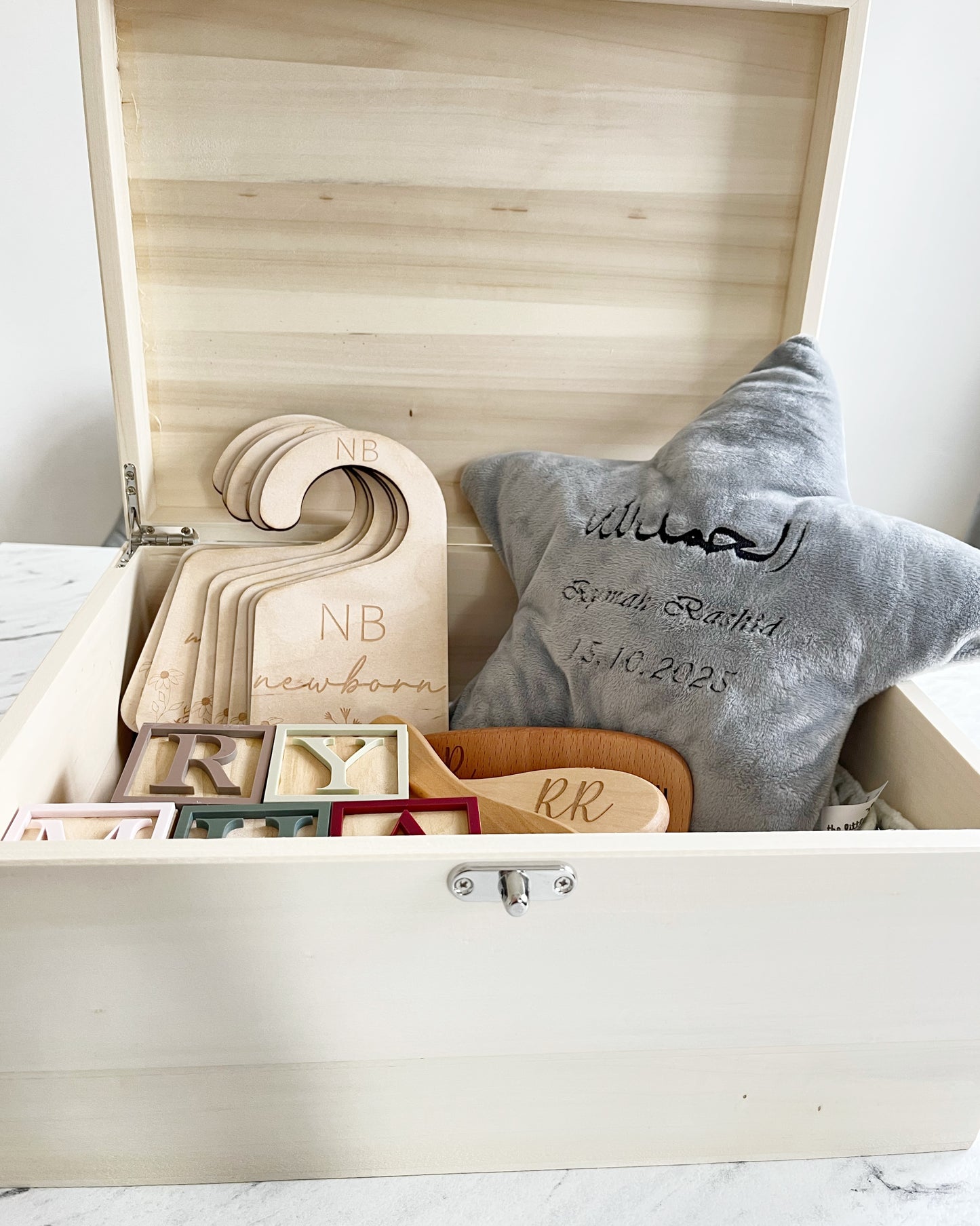 Large luxury personalised keepsake box