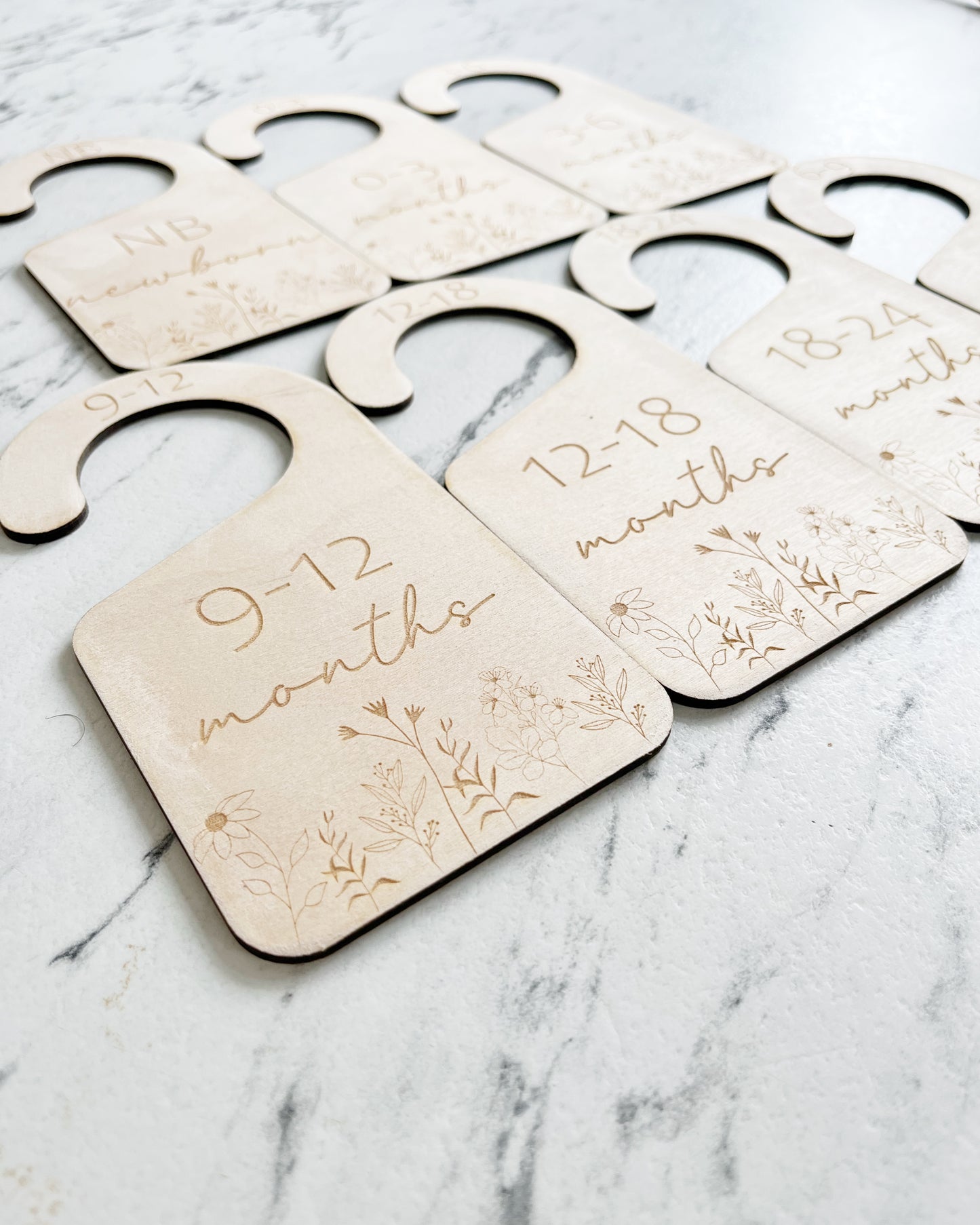 Floral hanging divider set