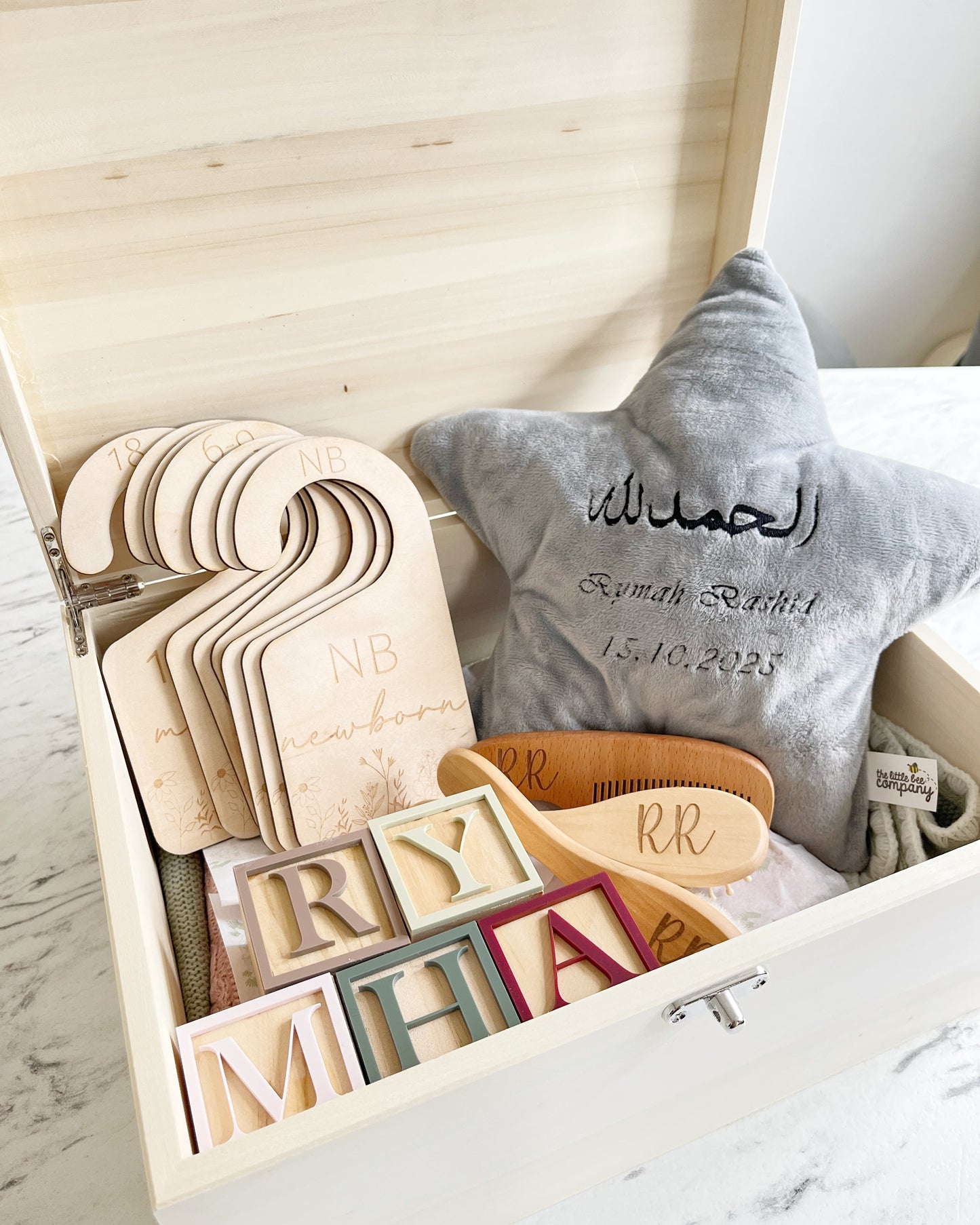 Large luxury personalised keepsake box