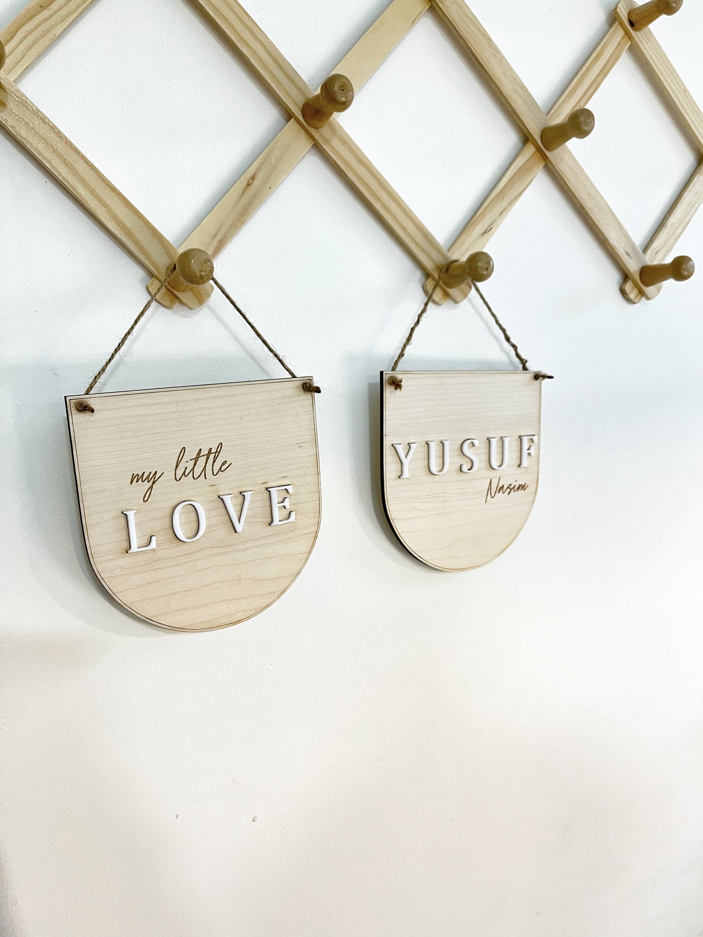 My little love hanging plaque