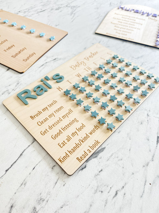 Personalised Weekly Tracker